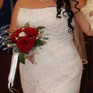 White wedding dress